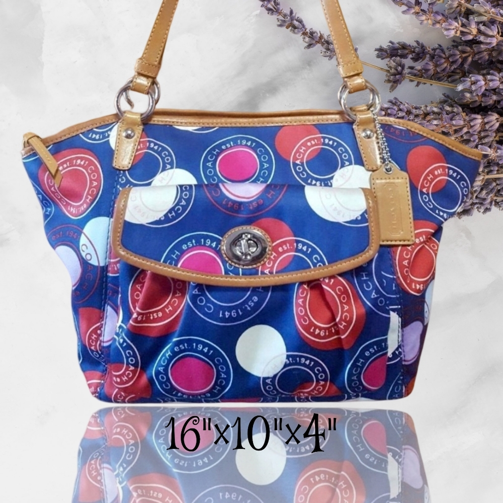 Coach sig shoulder bag